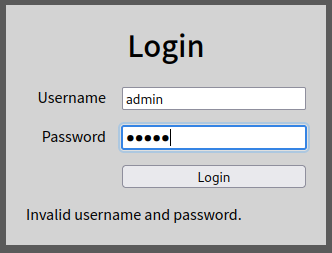 Login Box